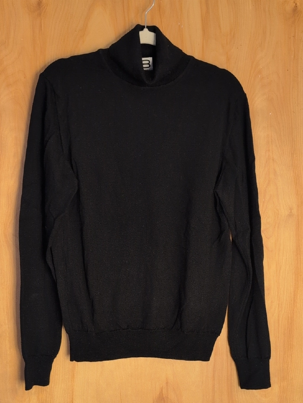 8 By Yoox Black Merino Wool Turtleneck